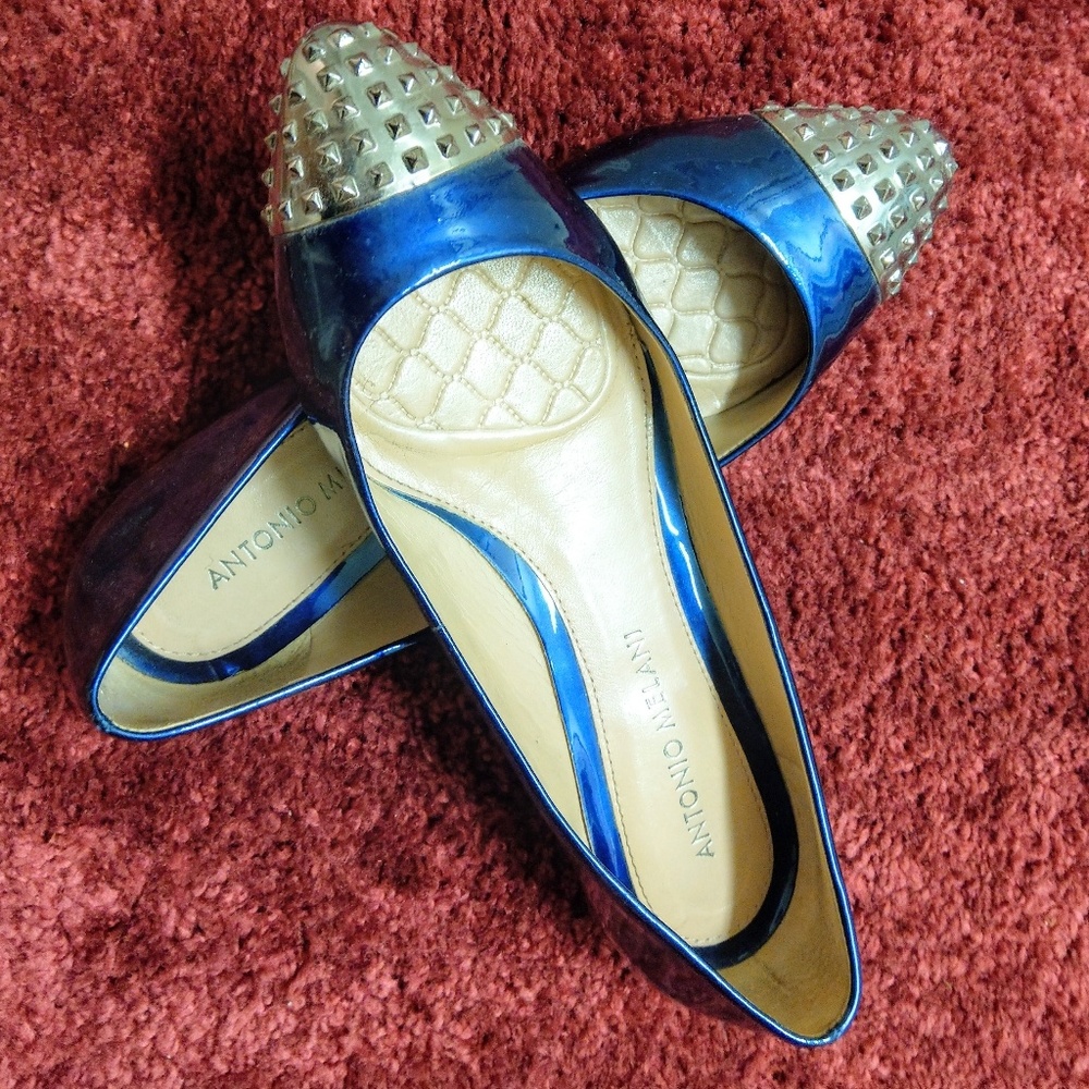 Royal blue ballerinas - Picture 2 of 3